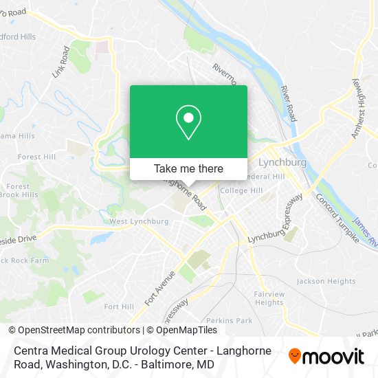 Centra Medical Group Urology Center - Langhorne Road map