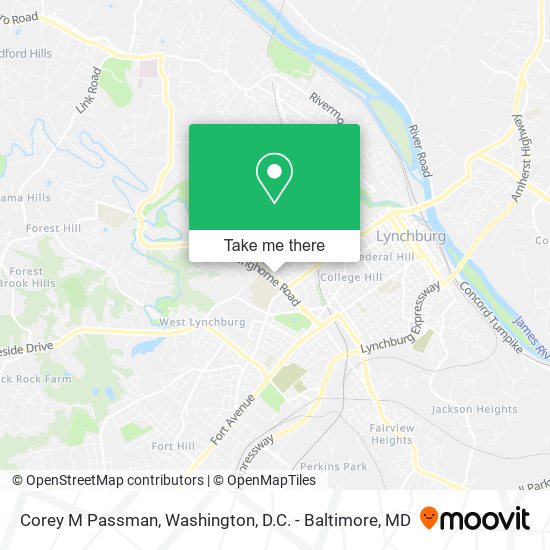Corey M Passman map