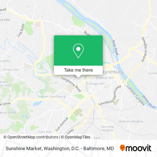 Mapa de Sunshine Market