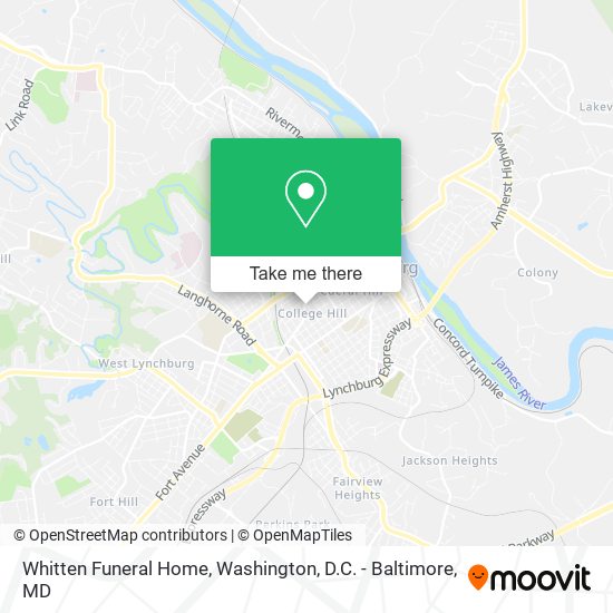 Whitten Funeral Home map