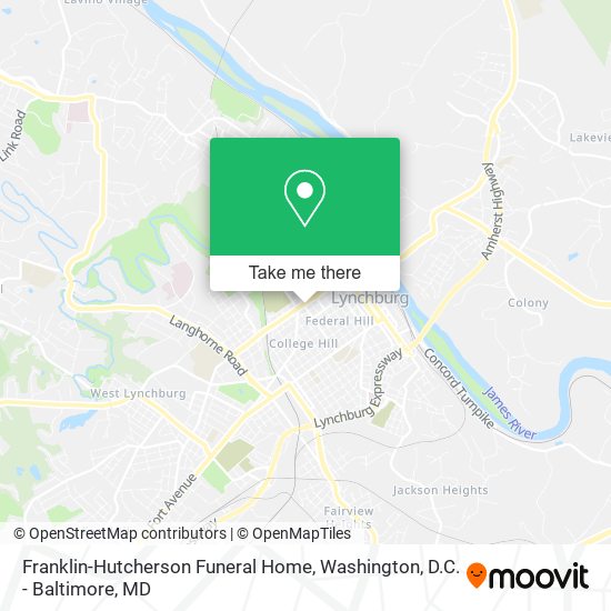 Mapa de Franklin-Hutcherson Funeral Home
