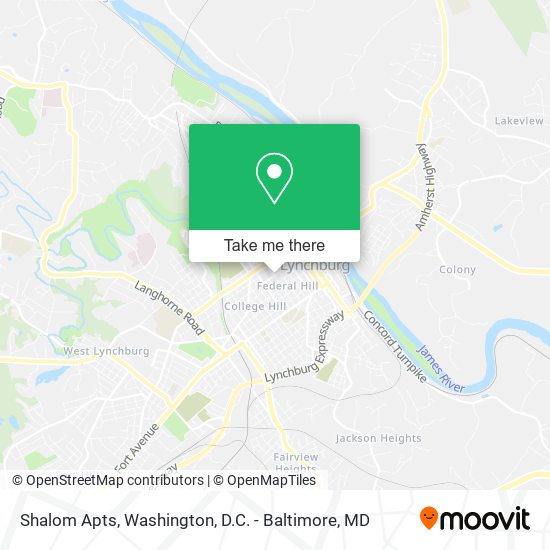 Shalom Apts map