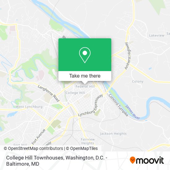 College Hill Townhouses map