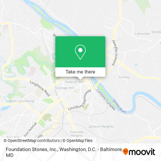 Mapa de Foundation Stones, Inc.