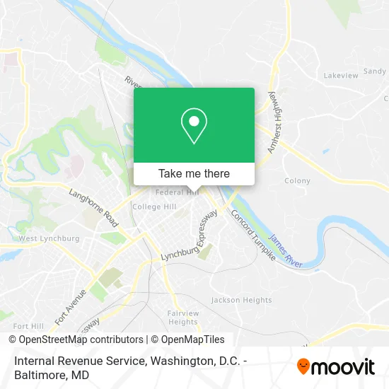 Internal Revenue Service map