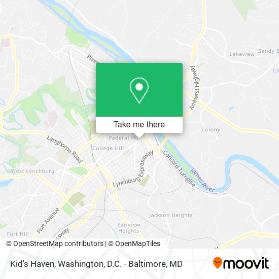 Mapa de Kid's Haven