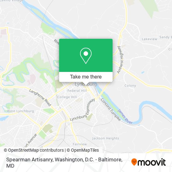 Spearman Artisanry map
