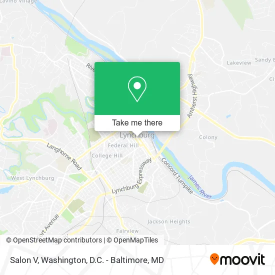 Salon V map