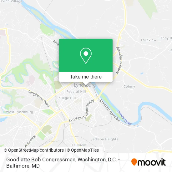 Goodlatte Bob Congressman map
