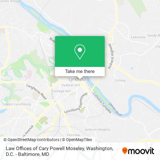 Mapa de Law Offices of Cary Powell Moseley