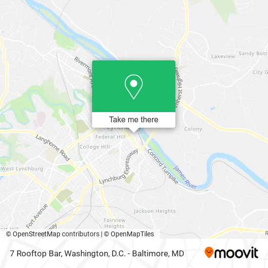 Mapa de 7 Rooftop Bar