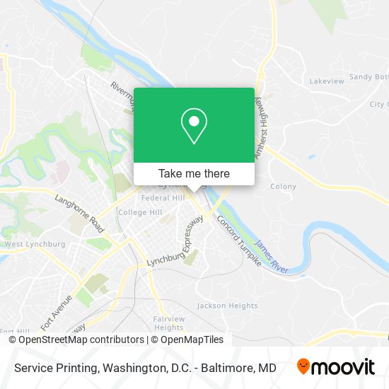 Service Printing map
