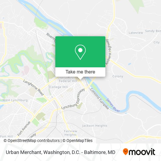 Urban Merchant map