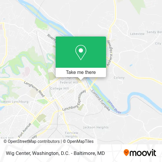 Wig Center map