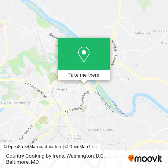 Country Cooking by Irene map