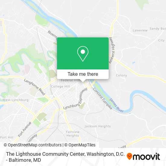 The Lighthouse Community Center map
