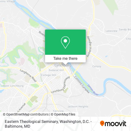 Eastern Theological Seminary map