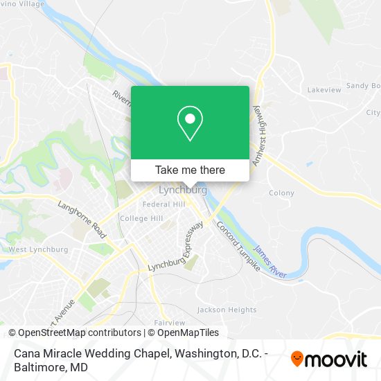 Cana Miracle Wedding Chapel map