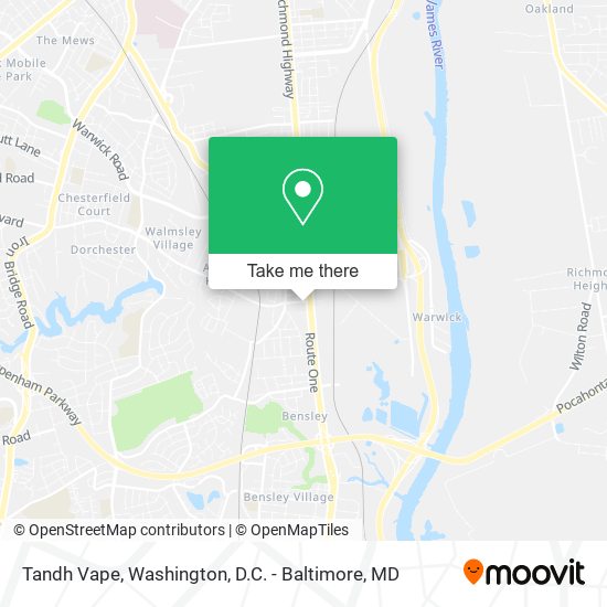 Tandh Vape map