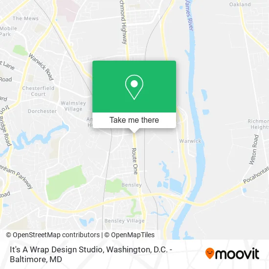 It's A Wrap Design Studio map