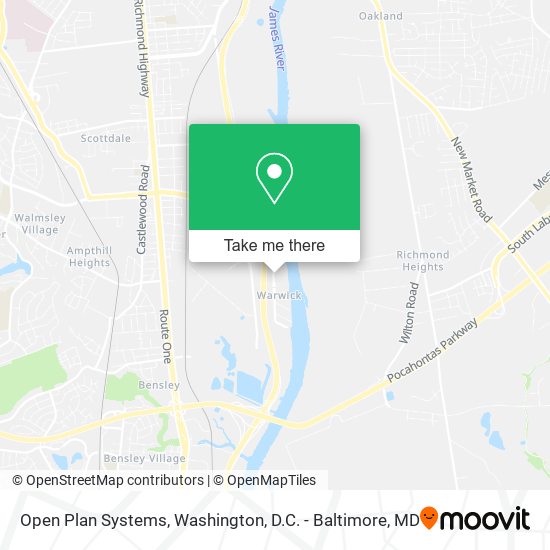 Open Plan Systems map