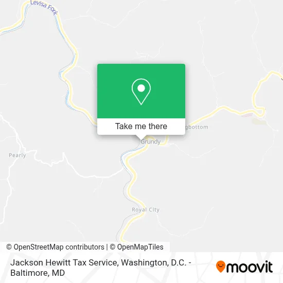 Jackson Hewitt Tax Service map