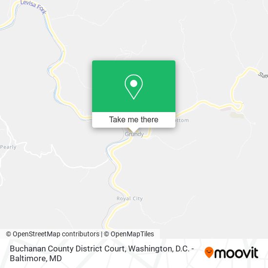 Mapa de Buchanan County District Court