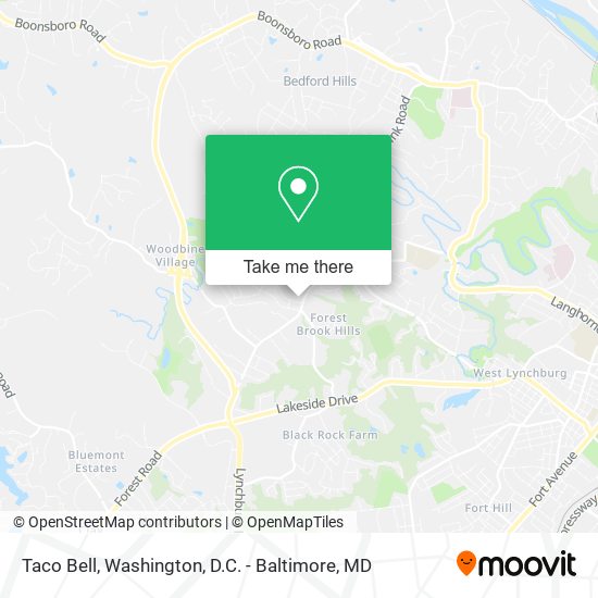 Taco Bell map