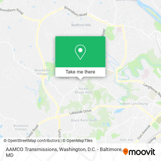 Mapa de AAMCO Transmissions