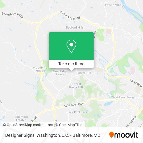 Designer Signs map