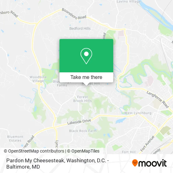 Pardon My Cheesesteak map