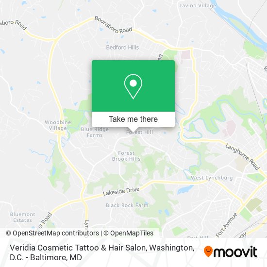 Mapa de Veridia Cosmetic Tattoo & Hair Salon