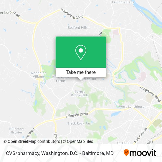 CVS/pharmacy map