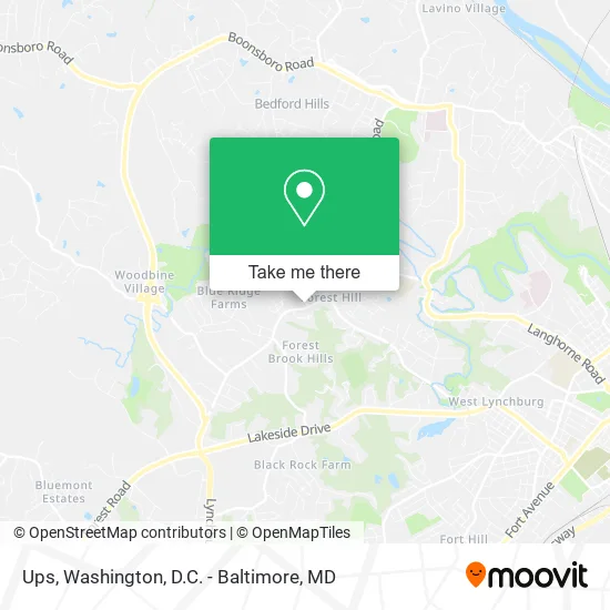 Ups map
