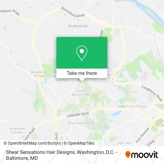 Shear Sensations Hair Designs map