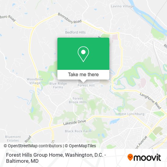 Forest Hills Group Home map