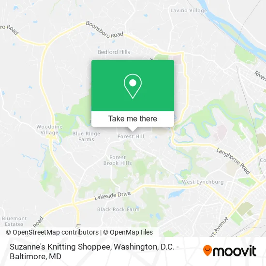 Suzanne's Knitting Shoppee map