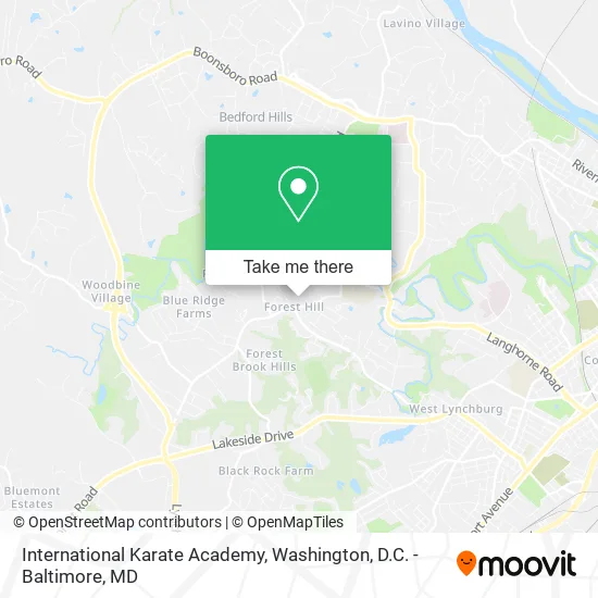Mapa de International Karate Academy