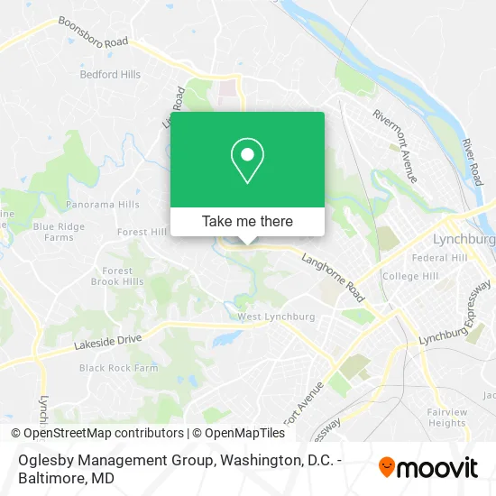 Oglesby Management Group map