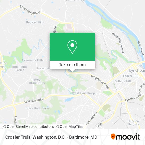 Crosier Trula map