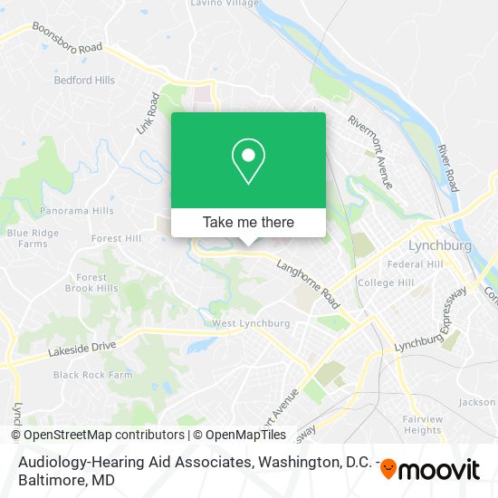 Audiology-Hearing Aid Associates map