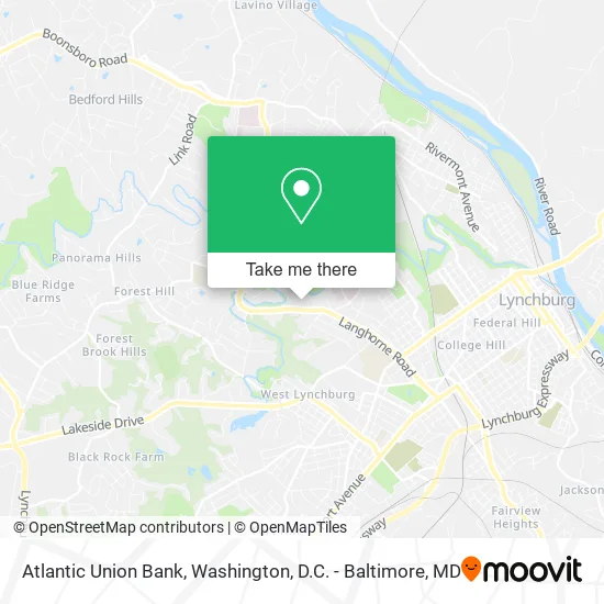 Atlantic Union Bank map