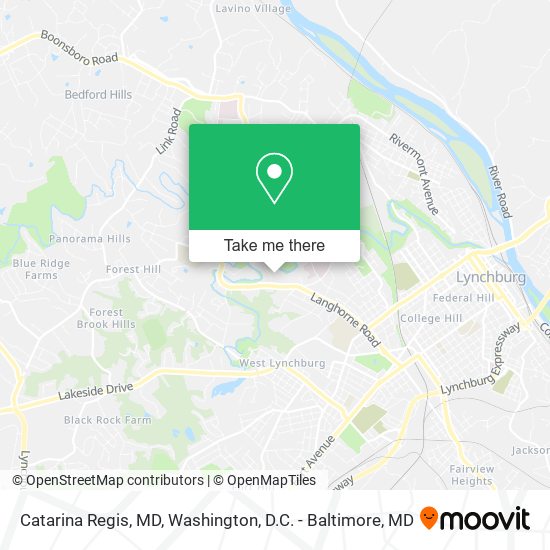 Catarina Regis, MD map
