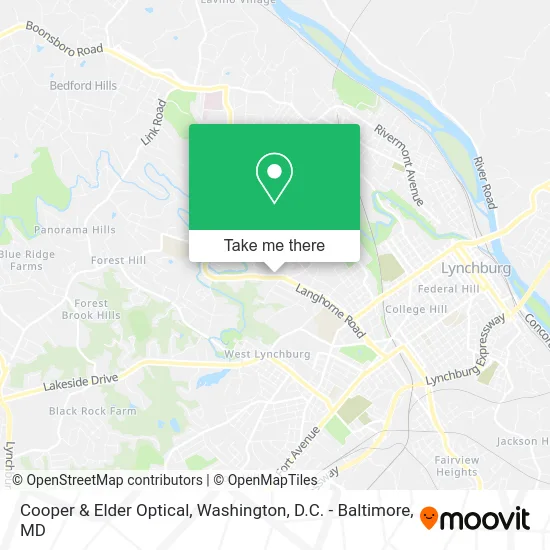 Cooper & Elder Optical map