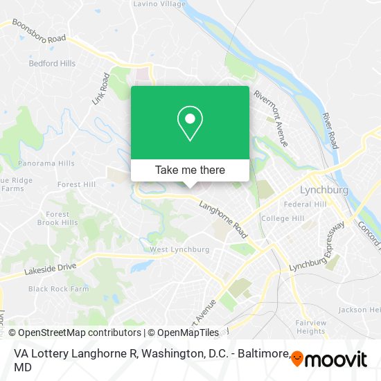 VA Lottery Langhorne R map
