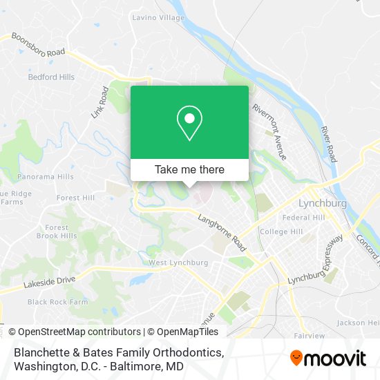 Blanchette & Bates Family Orthodontics map