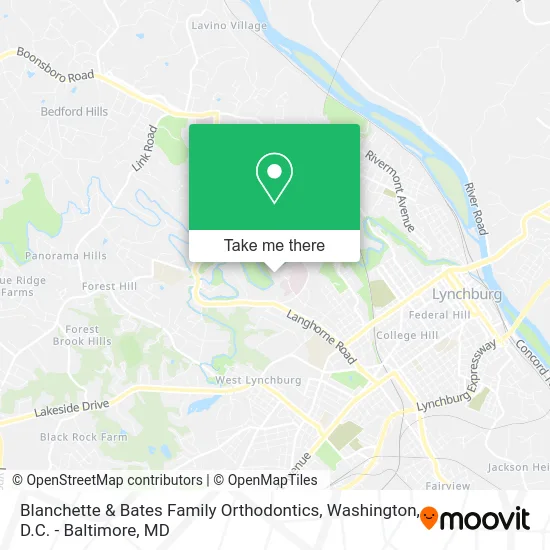 Blanchette & Bates Family Orthodontics map