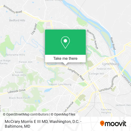 McCrary Morris E III MD map