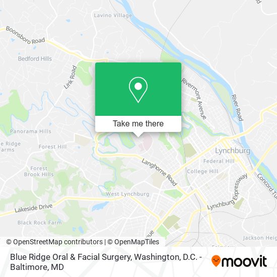 Blue Ridge Oral & Facial Surgery map