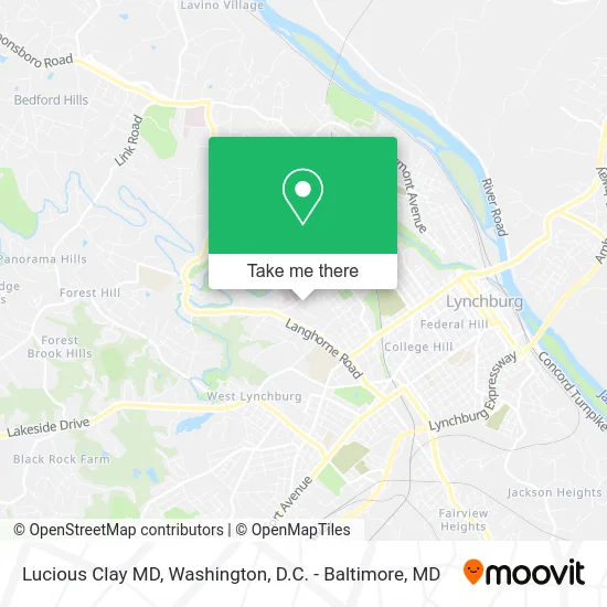 Lucious Clay MD map